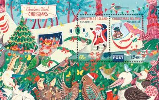 Weihnachtsblock Weihnachtsinseln