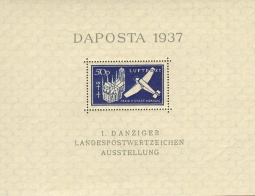 Montag, 26. Februar 2024, 19.30 Uhr: Die Postwertzeichenausstellung DAPOSTA 1937 in Danzig
