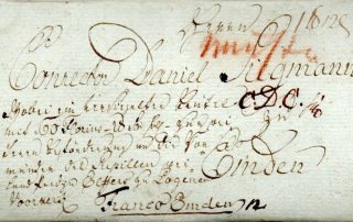 Emden Vorphila Geldbrief navh Emden