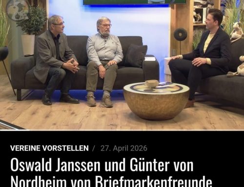 Briefmarkenfreunde Leer bei Trude Kuh Television