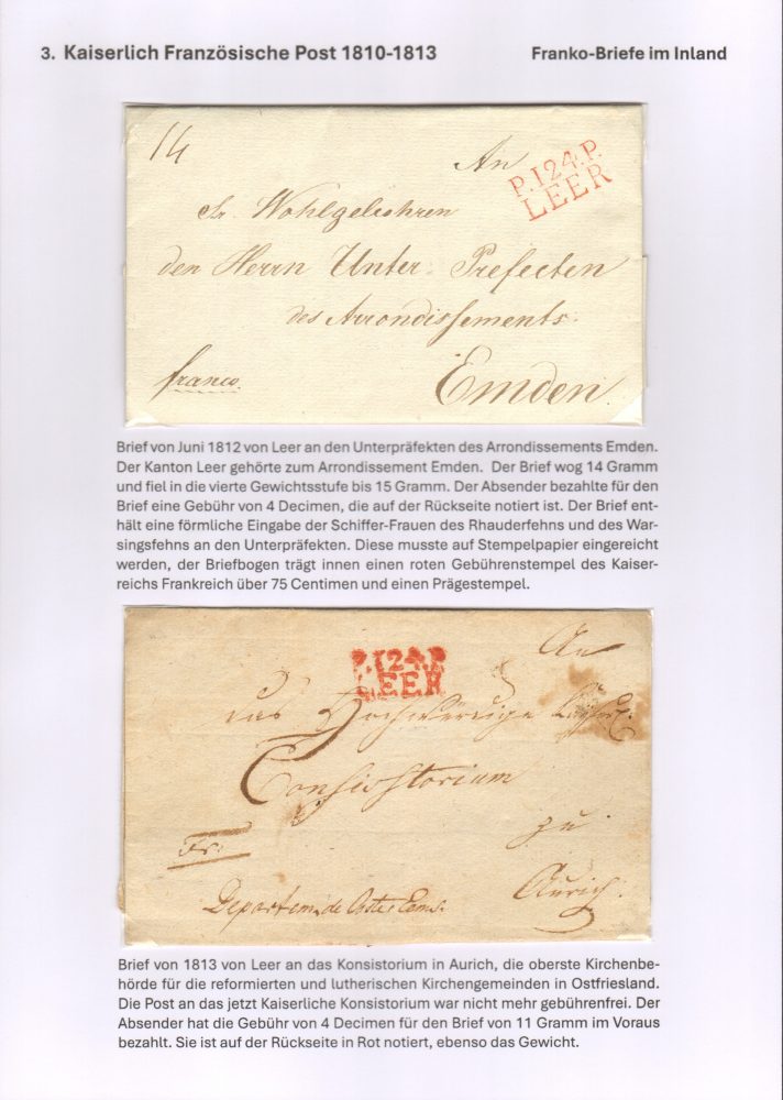 3. Kaiserlich Französische Post Franko 3